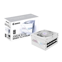 Gigabyte AORUS ELITE ICE 850W White PSU - Platinum Modular ATX 3.1 Gigabyte AORUS ELITE ICE 850W White PSU - Platinum Modular ATX 3.1